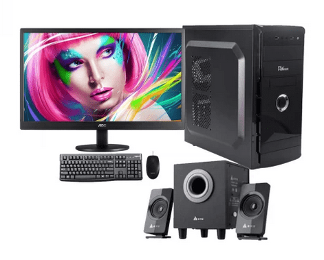 NIT PC – 02 Intel Pentium Gold G6405 8GB DDR4 128GB PCIe SSD + 1TB HDD With 21.5in Monitor