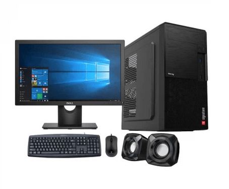 NIT PC – 03 HC0100 Intel Core i3 10100 8GB DDR4 2666GHz, 128GB SSD with 18.5 Inch Dell Monitor